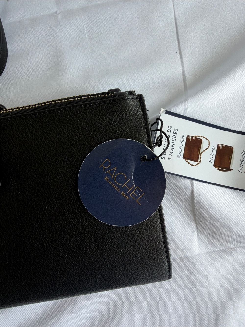Rachel Rachel Roy "3-in-1" Pebble Leather Wallet Crossbody Bag - Picture 2 of 3